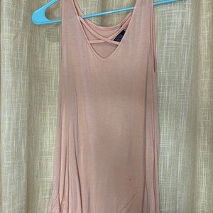 Peach colored tank top